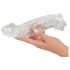 Crystal Skin - capa peniana extensora - silicone realista