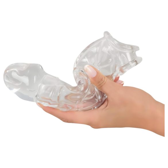 Crystal Skin - capa peniana extensora - silicone realista