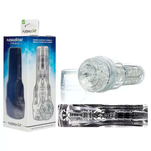 Fleshlight GO Torque - masturbador masculino compacto - vagina