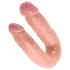 King Cock - dildo duplo médio - cor natural