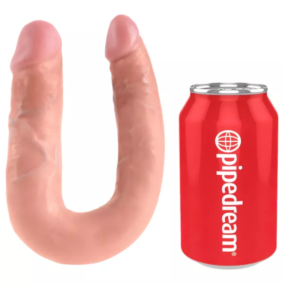 King Cock - dildo duplo médio - cor natural