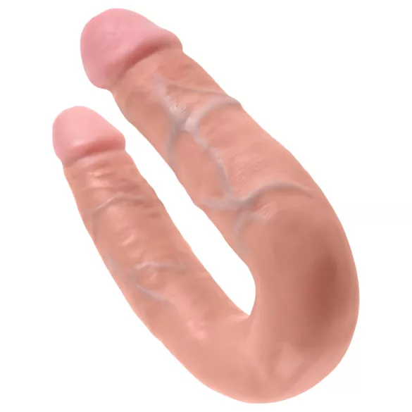 King Cock - dildo duplo médio - cor natural