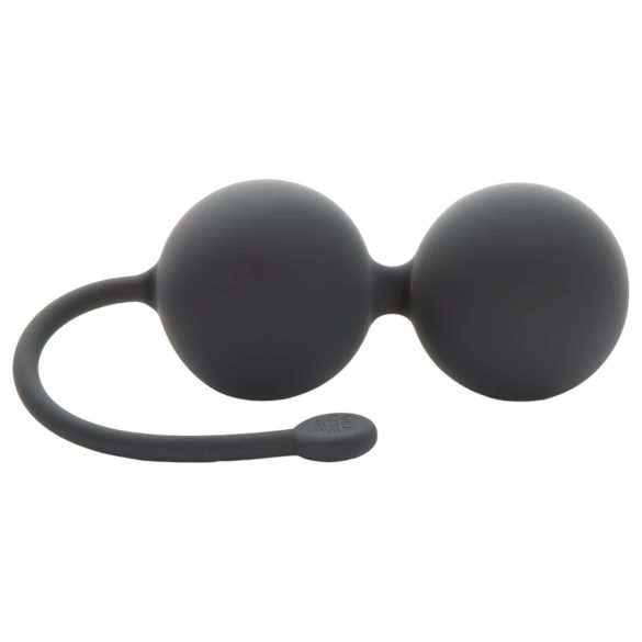 Fifty Shades of Grey - Bola de pompoarismo dupla - Silicone cinza