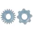 You2Toys - anel peniano duplo - silicone transparente azul