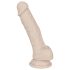 You2Toys - dildo com ventosa - médio - silicone - cor natural