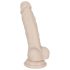 You2Toys - dildo com ventosa - médio - silicone - cor natural
