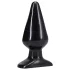 Doc Johnson - plug anal clássico grande - preto 14,5cm