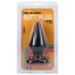 Doc Johnson - plug anal clássico grande - preto 14,5cm
