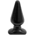 Doc Johnson - plug anal clássico grande - preto 14,5cm