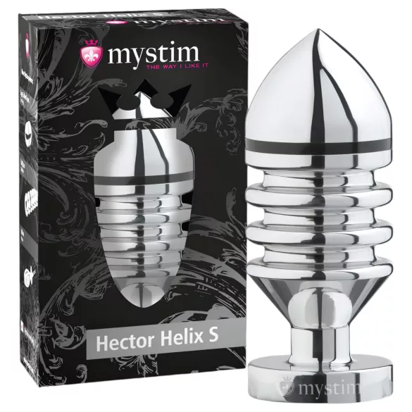 mystim Hector Helix - plug anal elétrico pequeno