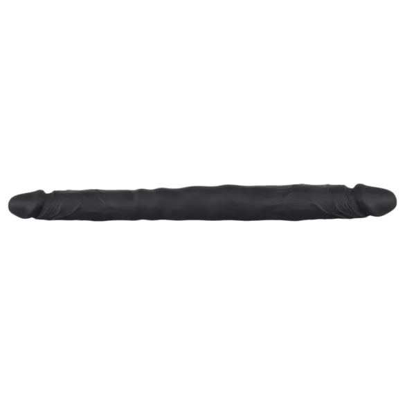 Bad Kitty - dildo duplo de silicone - preto