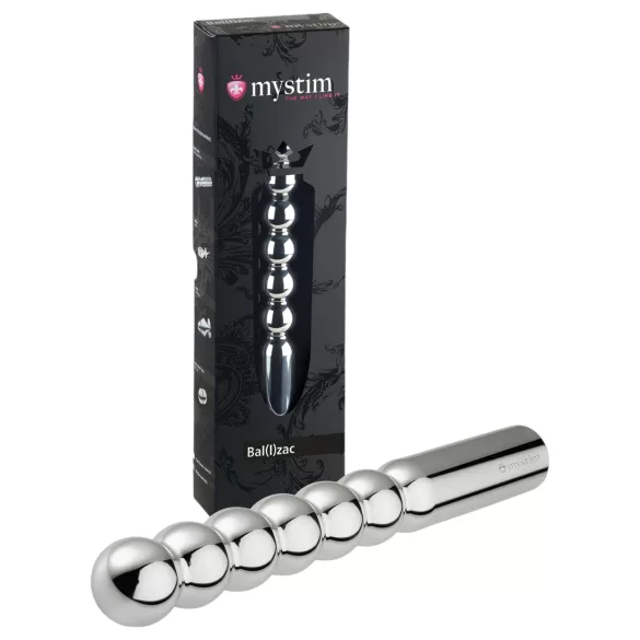 mystim Bal(l)zac - vibrador eletroestimulador com esferas