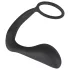 Black Velvets - plug anal com anel peniano - silicone preto