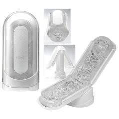 TENGA Flip Zero - masturbador masculino compacto - branco