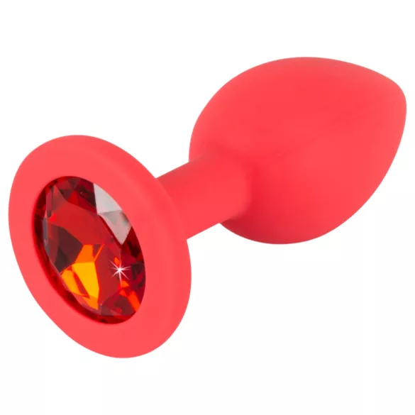 You2Toys - Colorful JOY - plug anal de silicone - pequeno (vermelho)
