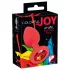You2Toys - Colorful JOY - plug anal de silicone - pequeno (vermelho)