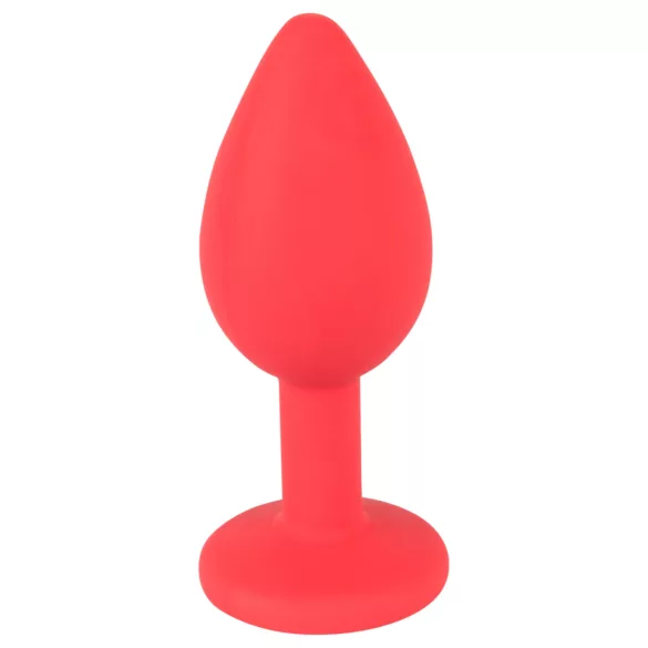 You2Toys - Colorful JOY - plug anal de silicone - pequeno (vermelho)