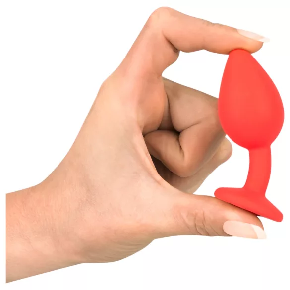 You2Toys - Colorful JOY - plug anal de silicone - pequeno (vermelho)