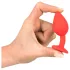 You2Toys - Colorful JOY - plug anal de silicone - pequeno (vermelho)