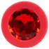 You2Toys - Colorful JOY - plug anal de silicone - pequeno (vermelho)
