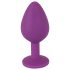 Colorful JOY - plug anal silicone médio - roxo