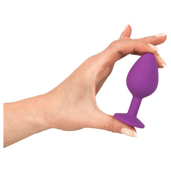 Colorful JOY - plug anal silicone médio - roxo