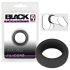 Black Velvets - anel peniano grosso - silicone preto - 2,6cm