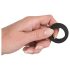 Black Velvets - anel peniano grosso - silicone preto - 2,6cm