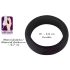 Black Velvets - anel peniano grosso 3,8cm - silicone preto