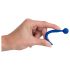 Dilator Sperm Stopper - dilatador uretral com bola - silicone azul