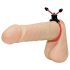 You2Toys - anel peniano ajustável - silicone vermelho