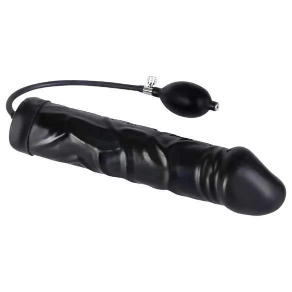 You2Toys - plug anal inflável com bomba - grande - látex preto