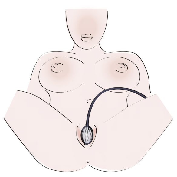 Bad Kitty - bomba de sucção vaginal - preta