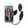 You2Toys - plug anal inflável - silicone preto