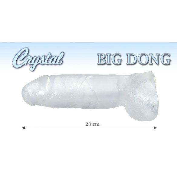 Cristalino - dildo grande - transparente