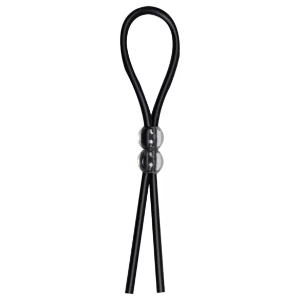 You2Toys - anel peniano ajustável com bolinhas - silicone preto