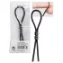 You2Toys - anel peniano ajustável com bolinhas - silicone preto
