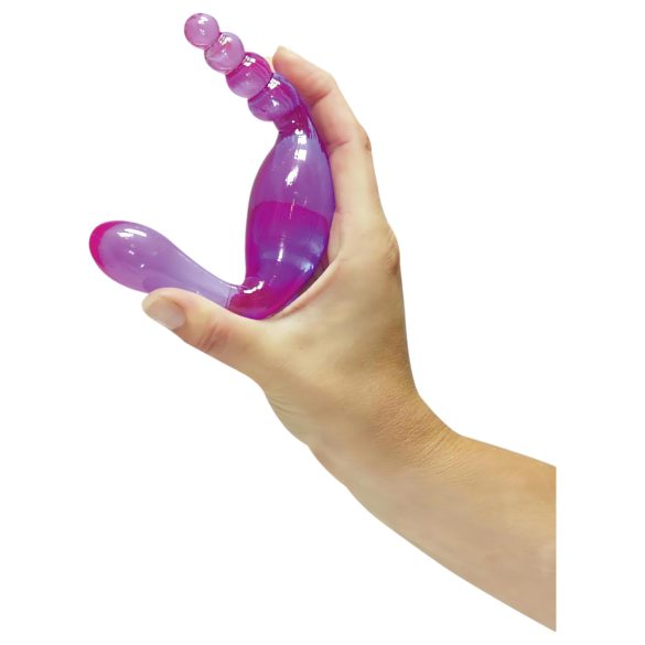You2Toys - dildo realístico - silicone roxo