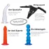 You2Toys - Conjunto de dildo com cinta - colorido