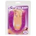 You2Toys - Dildo Duplo - Silicone Fexível - Preto