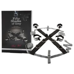   Fifty Shades of Grey - kit bondage completo - restrição - cinza