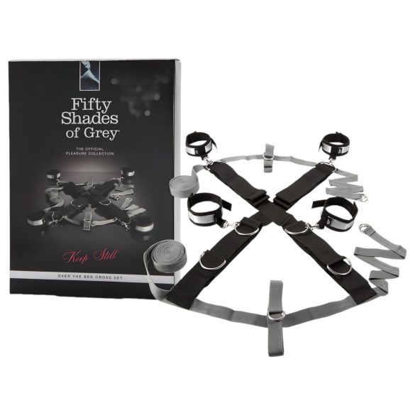 Fifty Shades of Grey - kit bondage completo - restrição - cinza