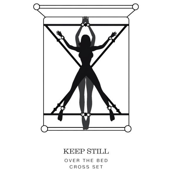 Fifty Shades of Grey - kit bondage completo - restrição - cinza