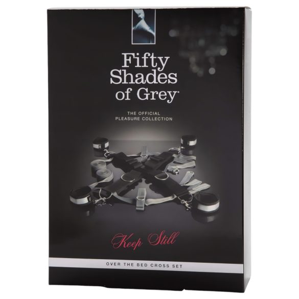 Fifty Shades of Grey - kit bondage completo - restrição - cinza