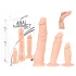You2Toys - kit plug anal treinamento - 3 peças - cor natural