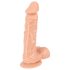 Amante europeu - dildo realístico grande - cor natural