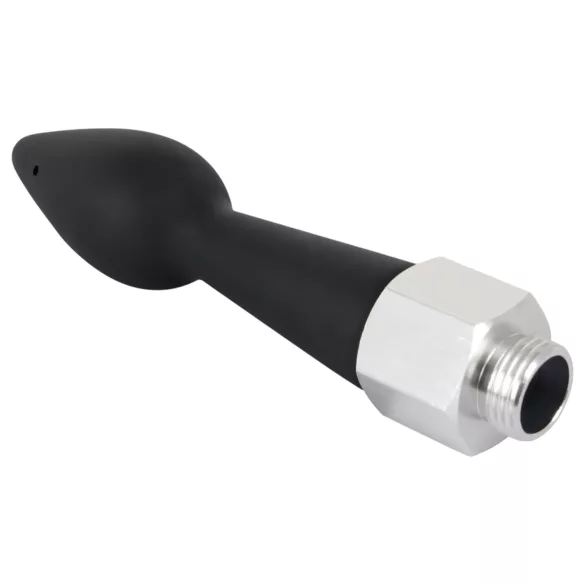 You2Toys - chuveirinho anal - ponta cônica - silicone preto
