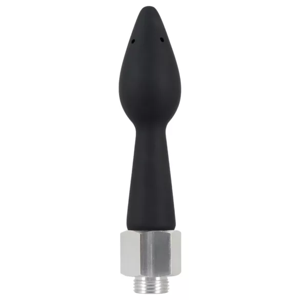 You2Toys - chuveirinho anal - ponta cônica - silicone preto