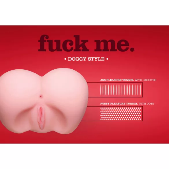 You2Toys - masturbador realístico vagina e anus - silicone cor pele