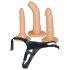You2Toys - Conjunto de dildo strap-on - cor natural